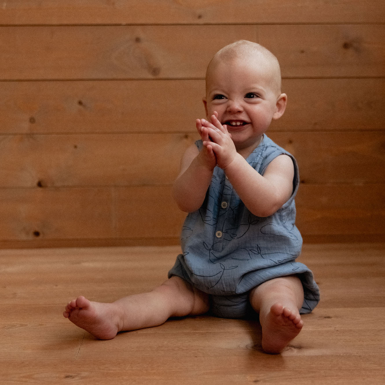 Cedar Suit Muslin / Blue Whale