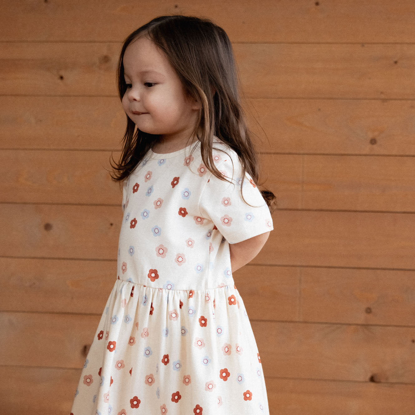Saturday Dress / Petite Flora Stamp