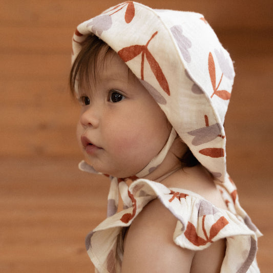 Muslin Sunhat / Fleurette Print