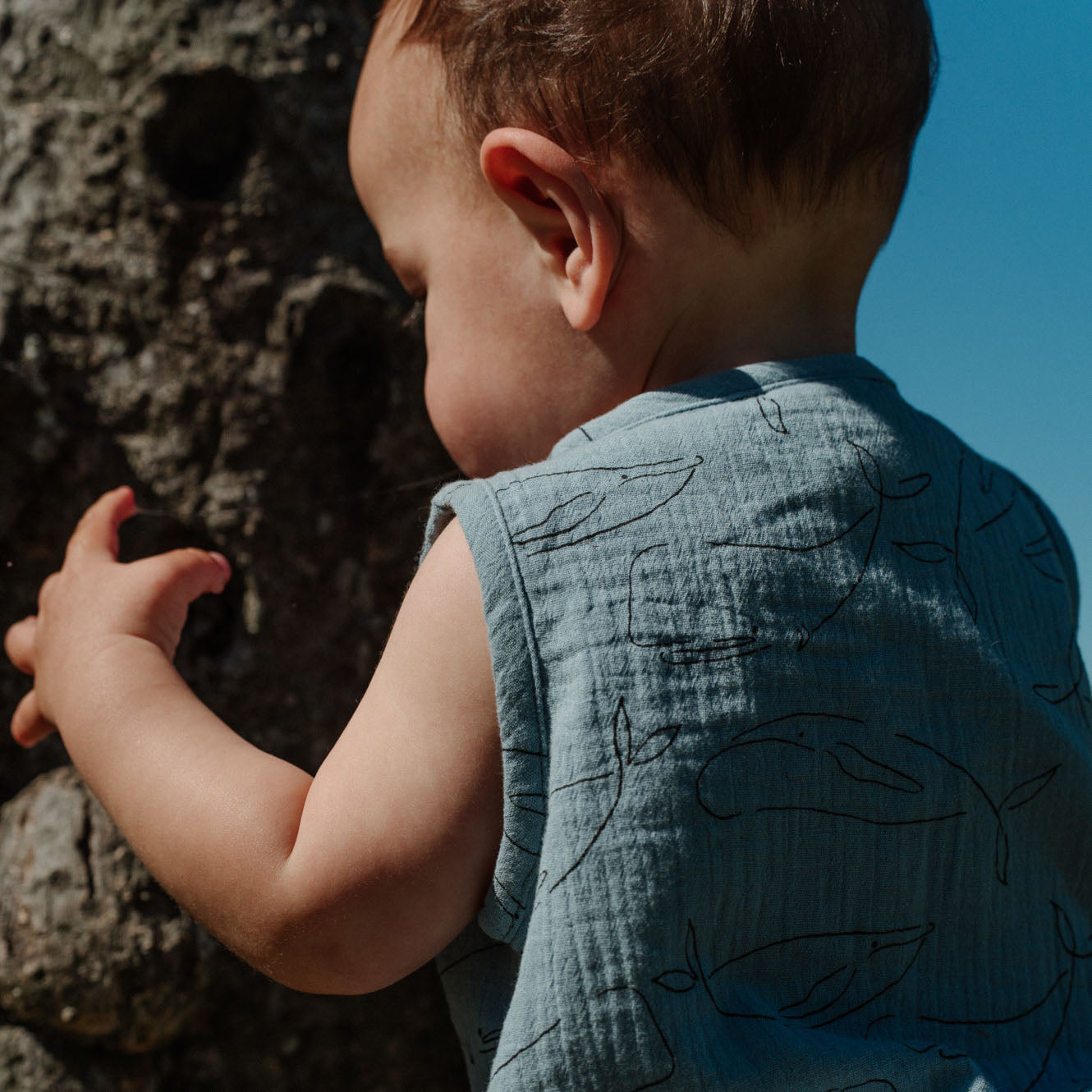 Cedar Suit Muslin / Blue Whale