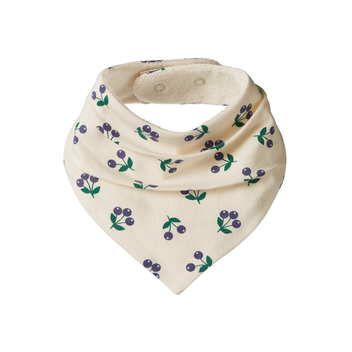 Terry Triangle Bib / Little Winter Berry