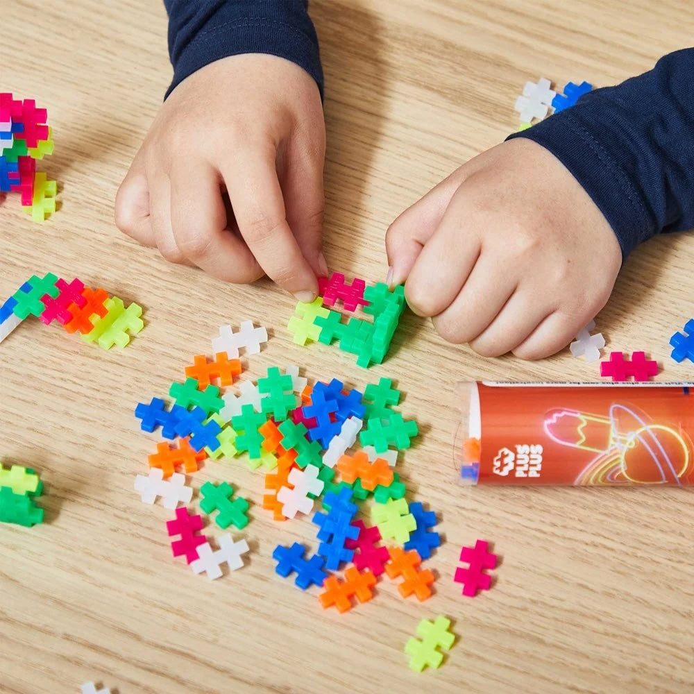 Plus-Plus 100 pcs Tube / Neon Mix