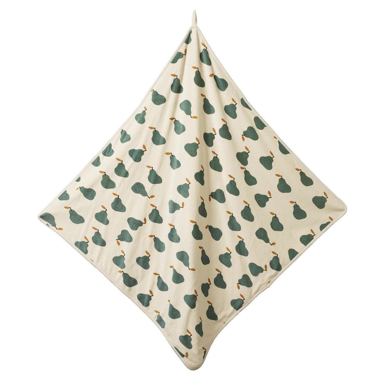 Organic Cotton Hooded Towel / Pear
