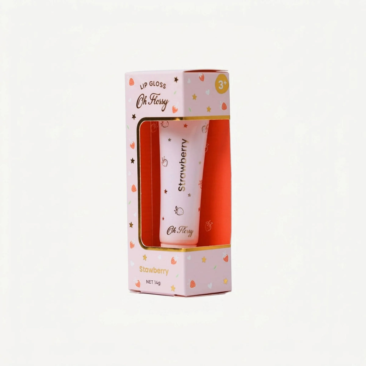 Natural Lip Gloss / Strawberry