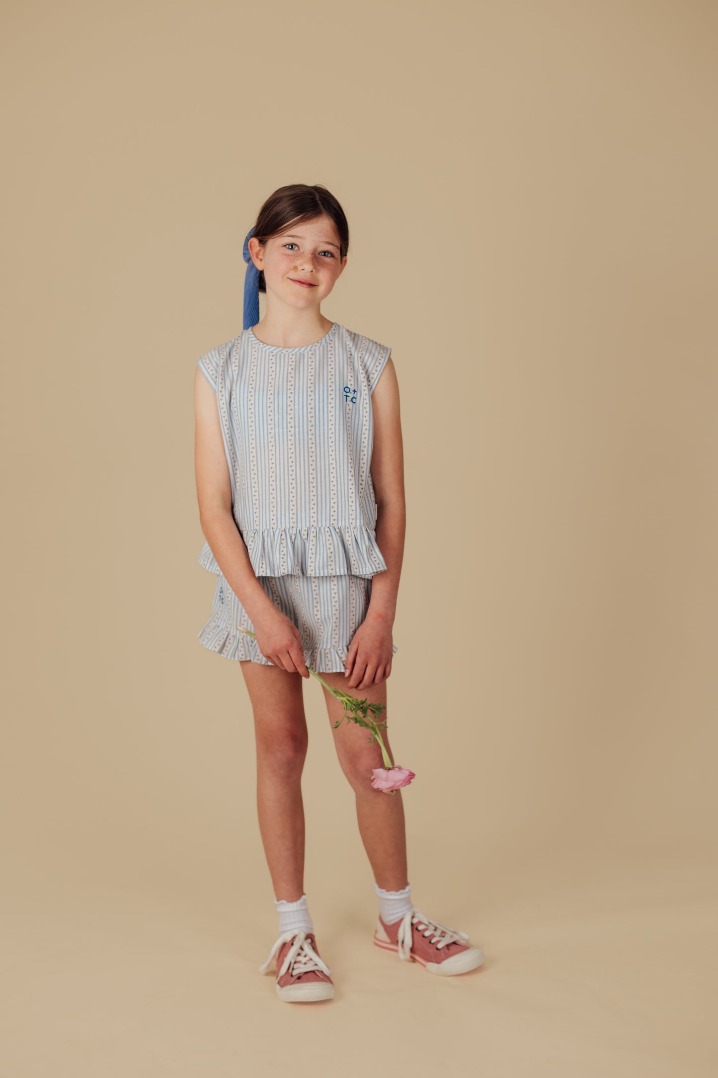 Peaches Boxy Frill Singlet