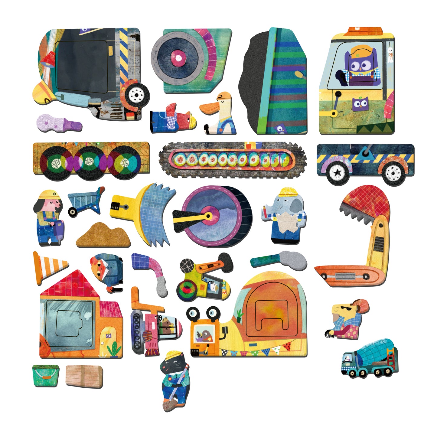 Magnetic Puzzle Box / Trucks