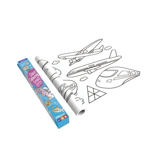 Giant Colouring Scroll / Vehicles