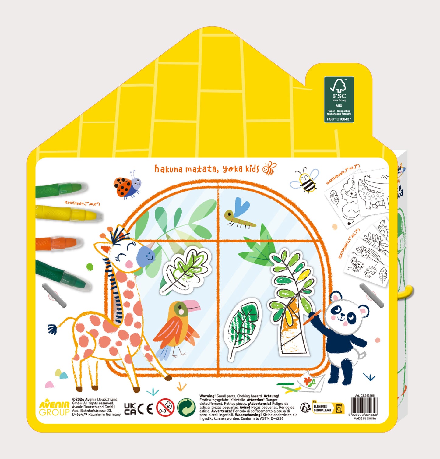 Window Art / Jungle Animals