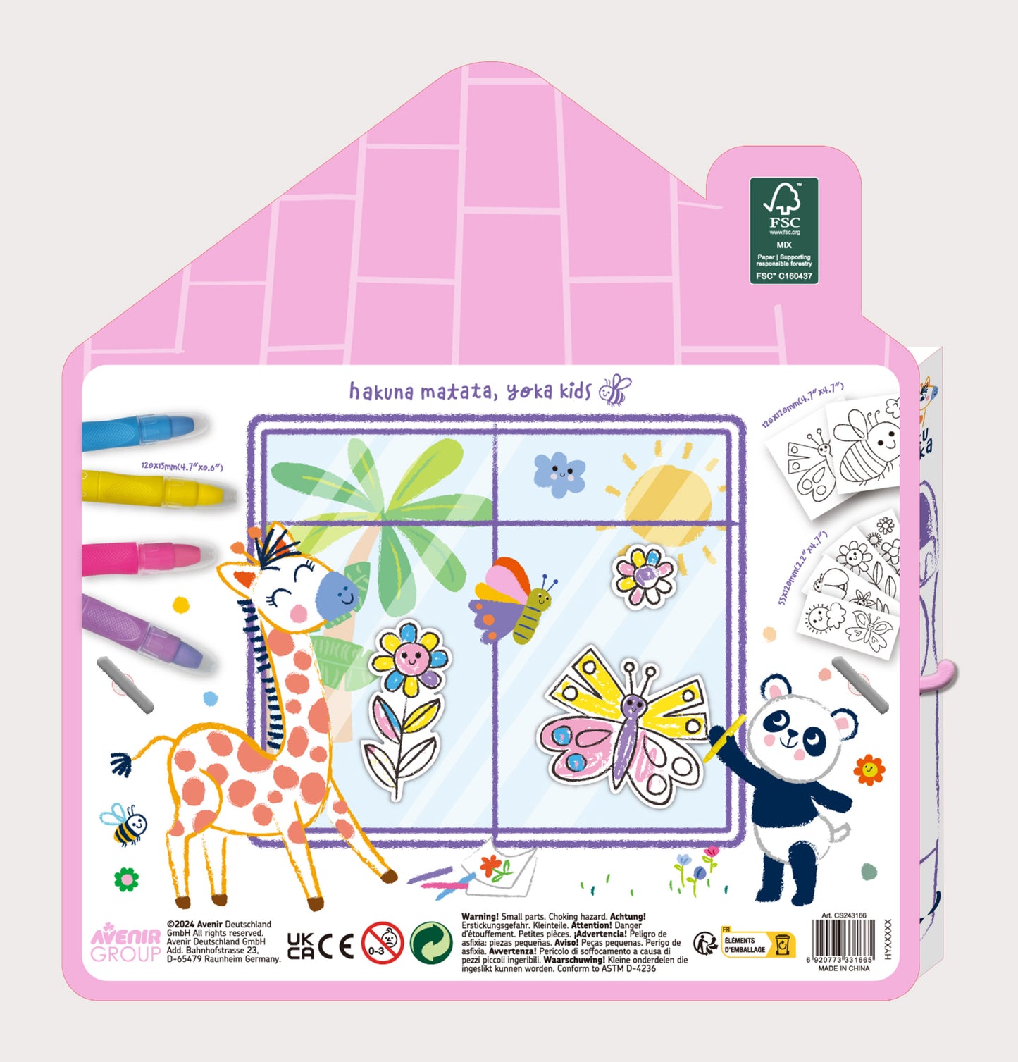 Window Art / Butterfly Garden