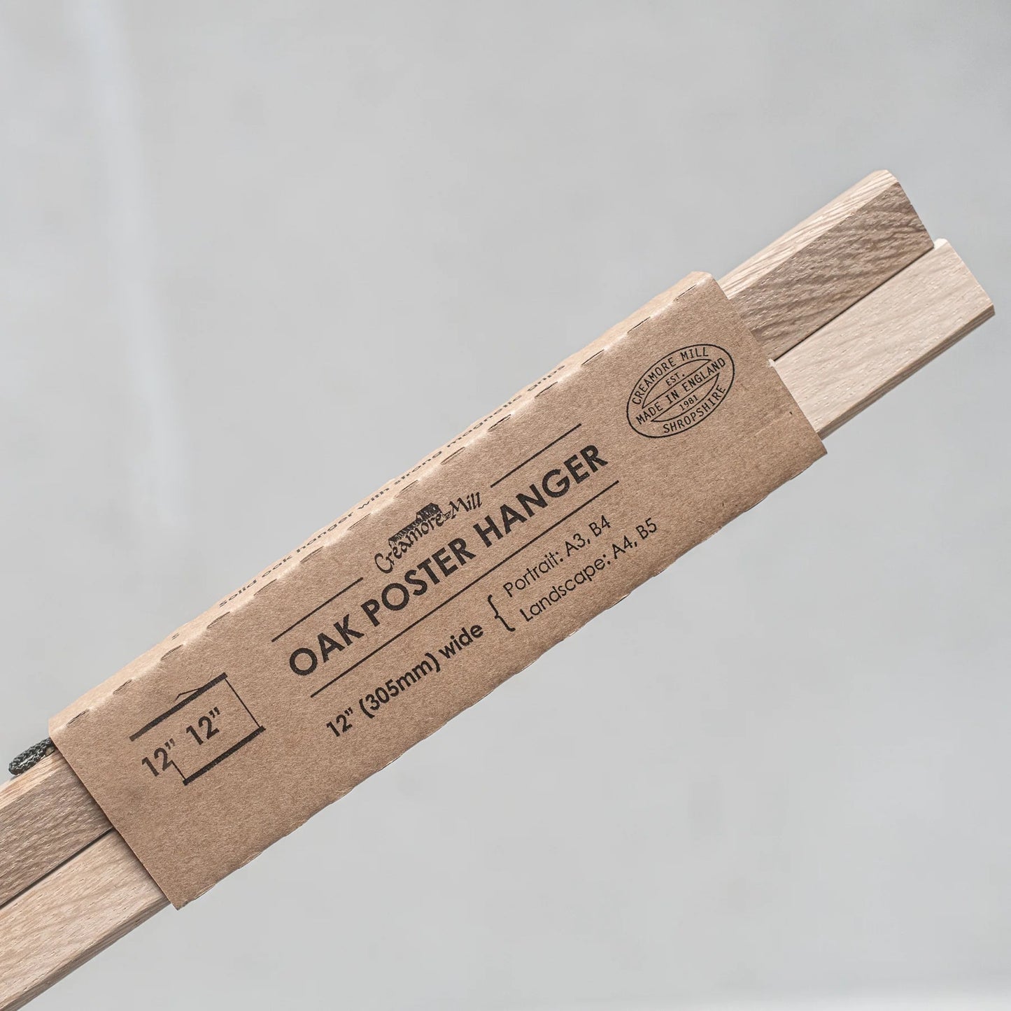 Oak Poster Hanger 30cm