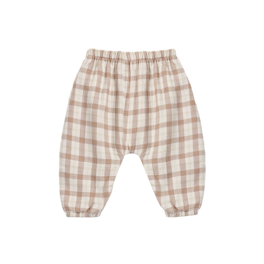 Rustic Plaid Woven Pant