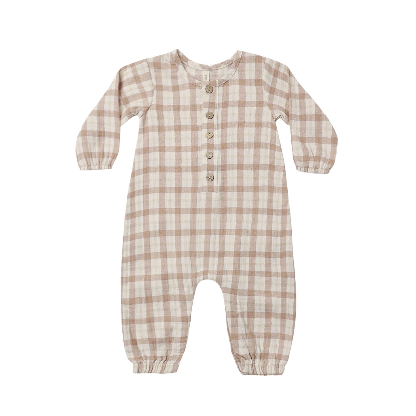 Rustic Plaid Woven Jumpsuit