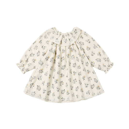 French Floral Long Sleeve Isla Dress