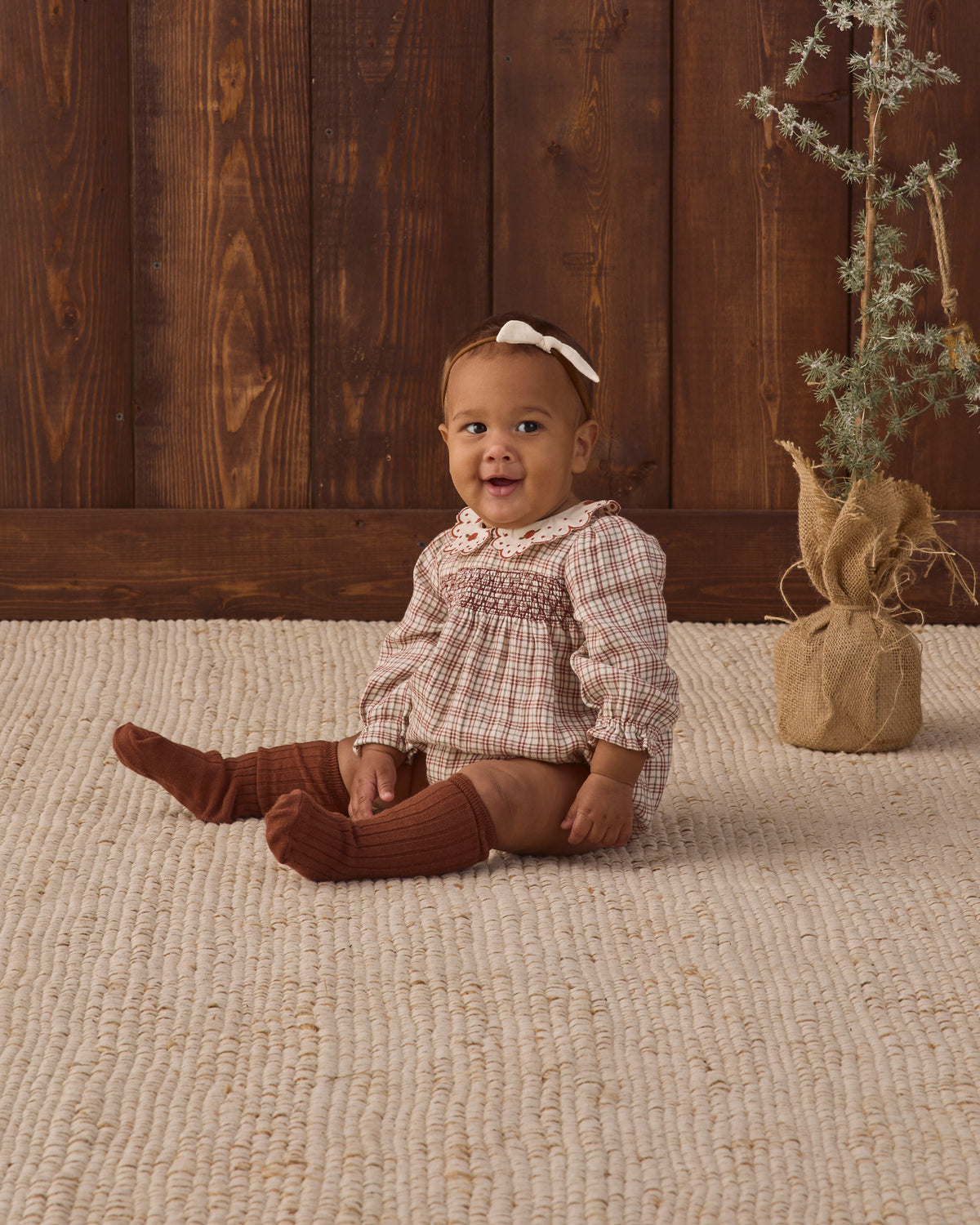 Christmas Plaid Callie Romper