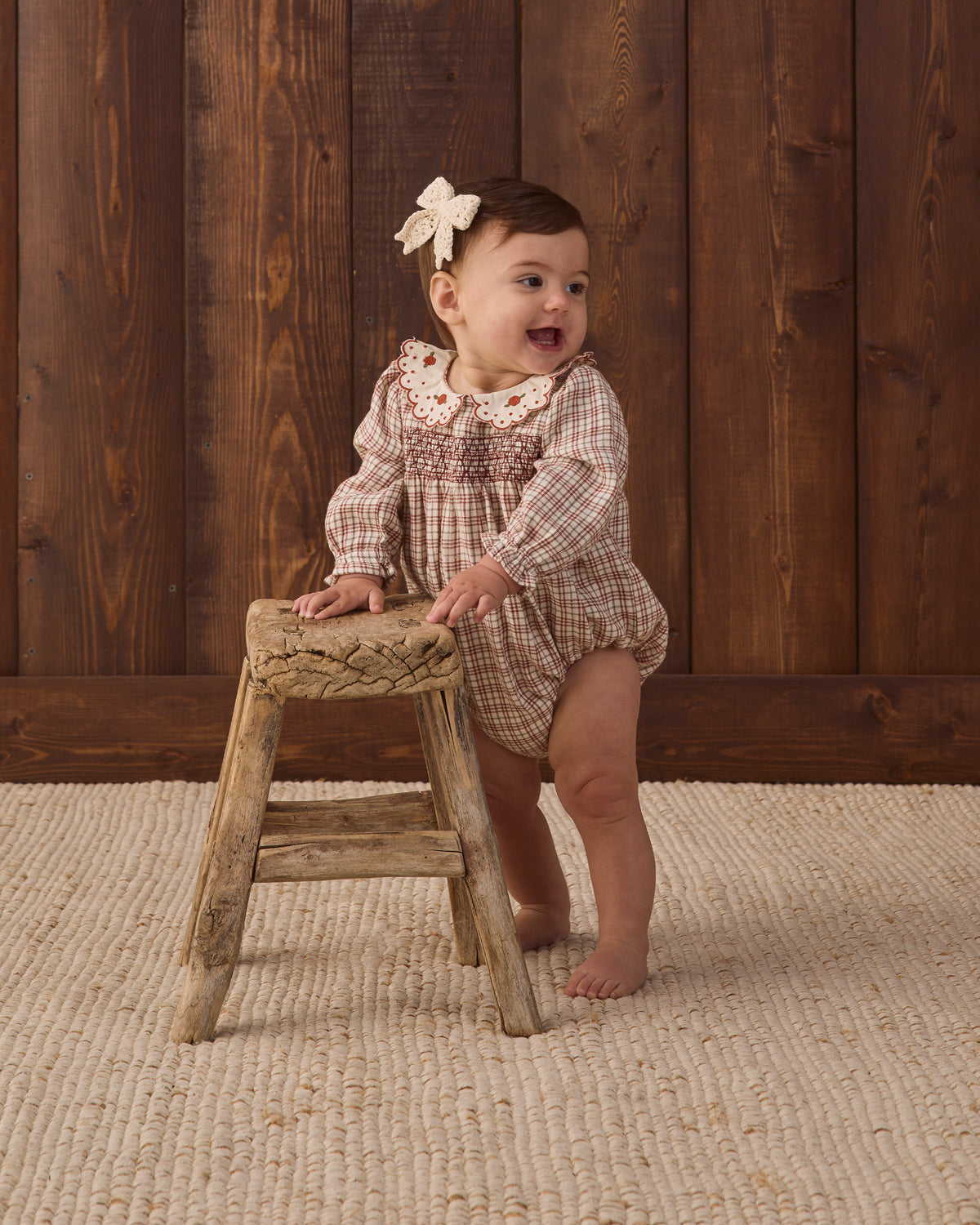 Christmas Plaid Callie Romper