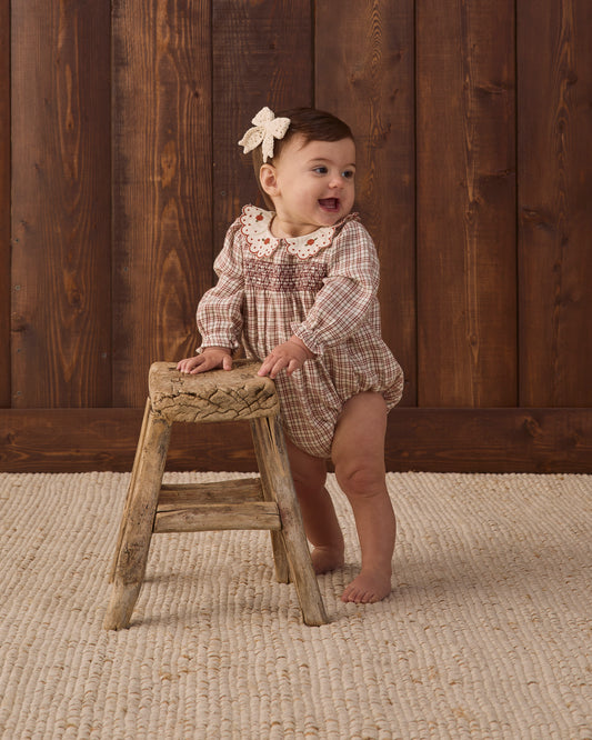 Christmas Plaid Callie Romper