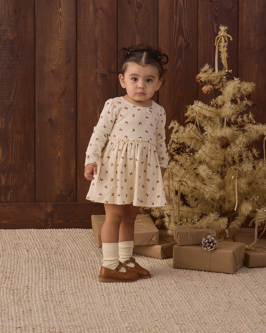 Red Bows Alda Dress
