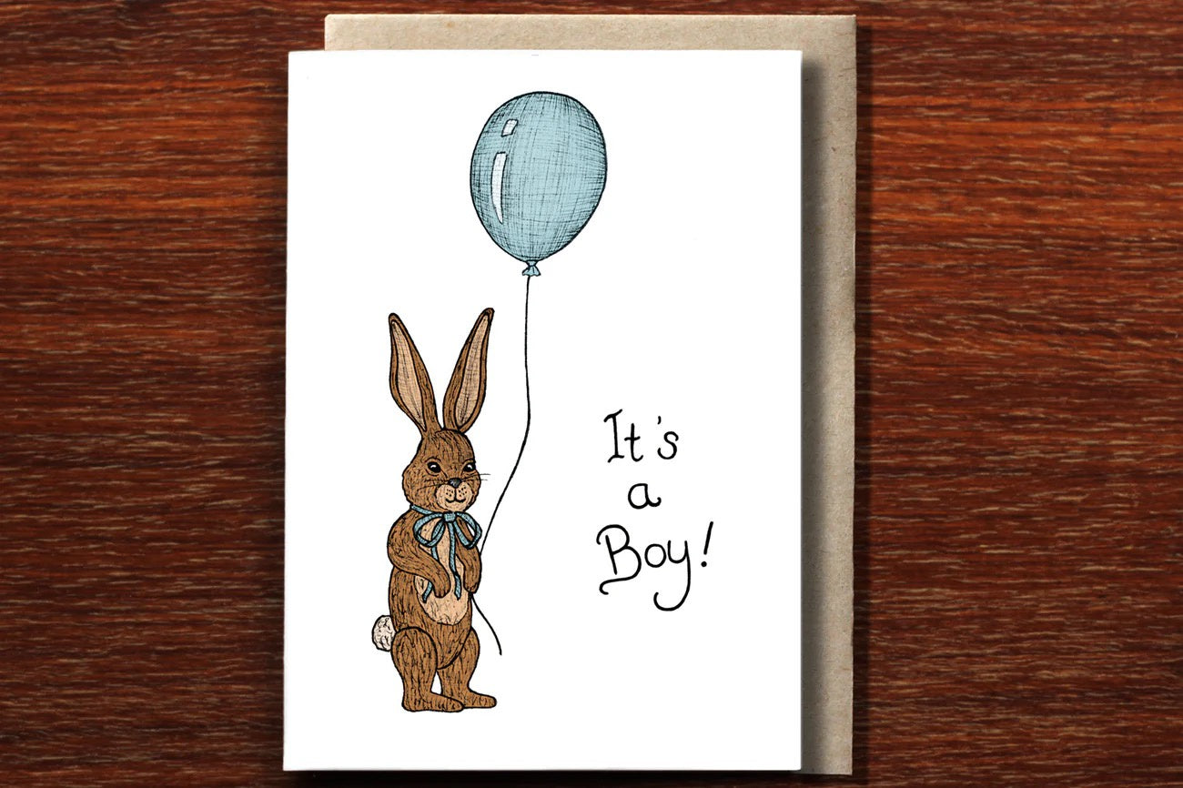 Greeting Card / Rabbit Baby Boy