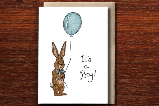 Greeting Card / Rabbit Baby Boy