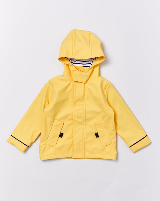 Stripy Sailor Raincoat / Lemon