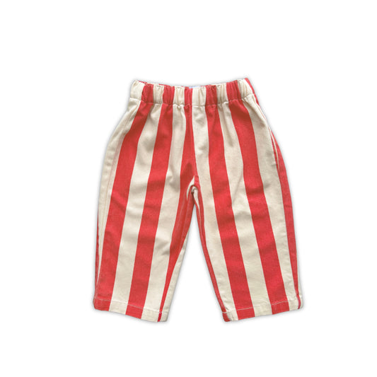 Organic Everyday Stripe Pant / Sauce