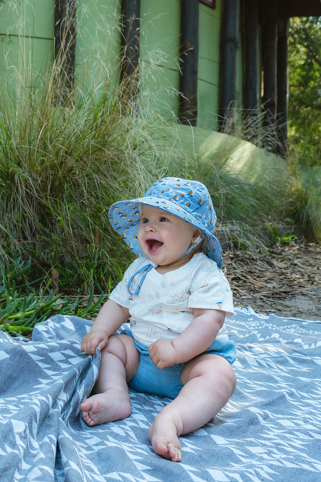 Sail The Bay Infant Hat