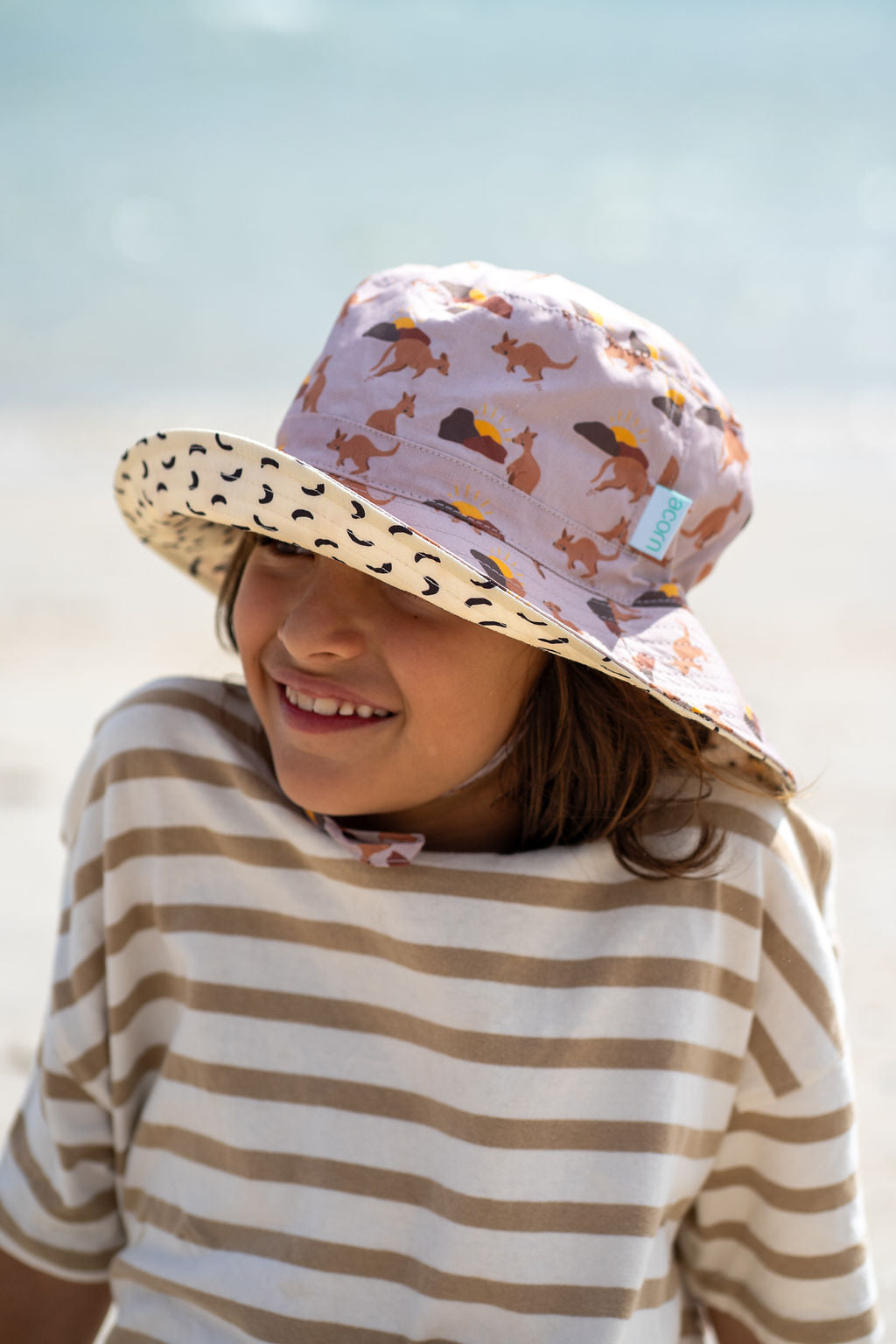 Aussie Sunset Wide Brim Bucket Hat