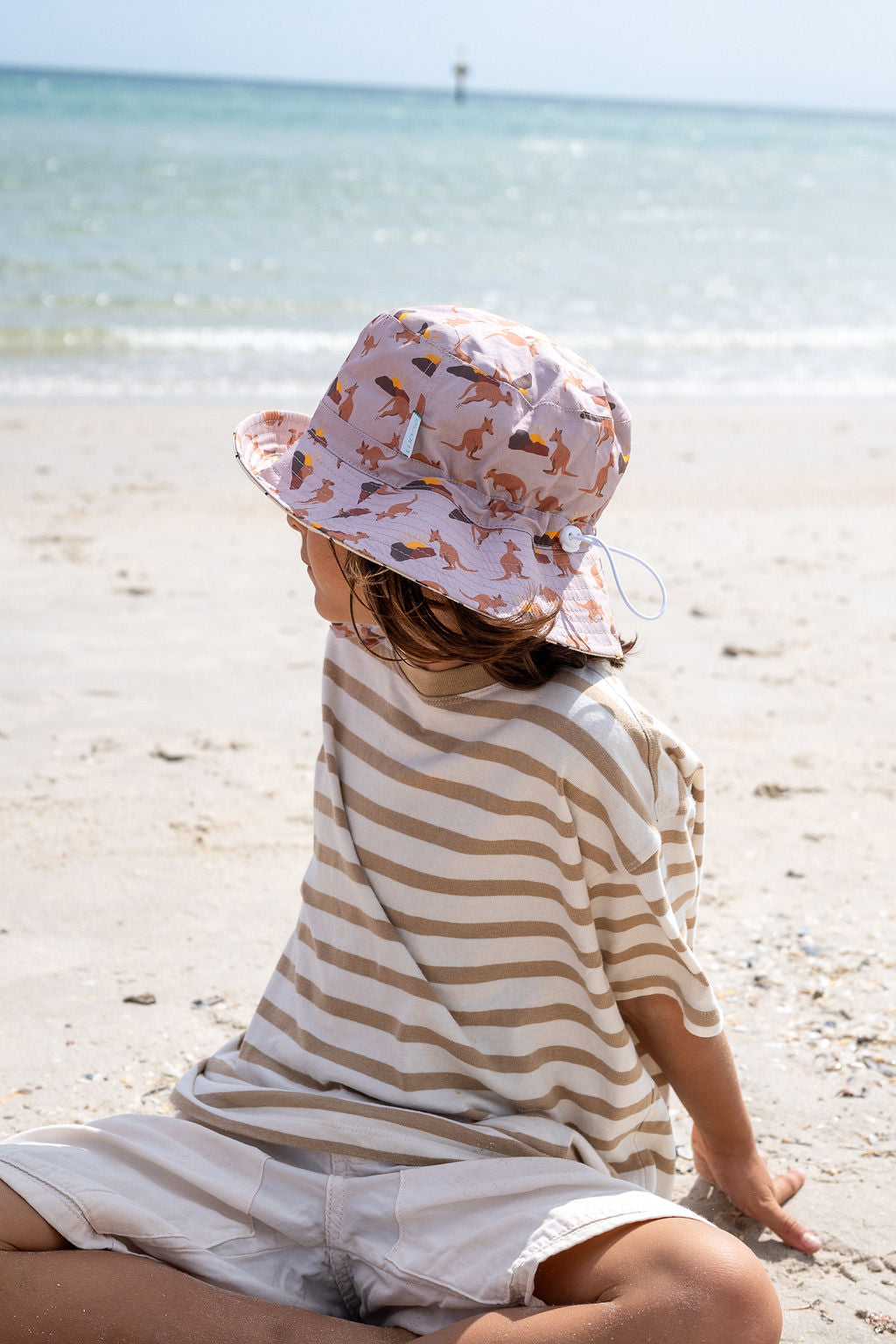 Aussie Sunset Wide Brim Bucket Hat