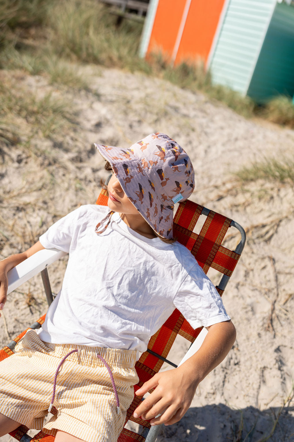 Aussie Sunset Wide Brim Bucket Hat