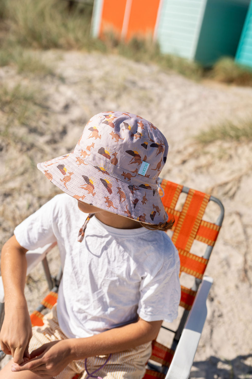 Aussie Sunset Wide Brim Bucket Hat