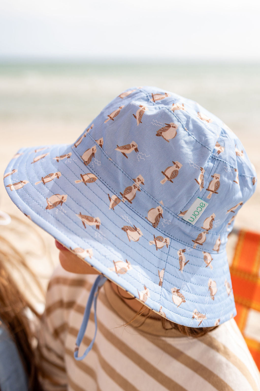 Kookaburra Wide Brim Bucket Hat