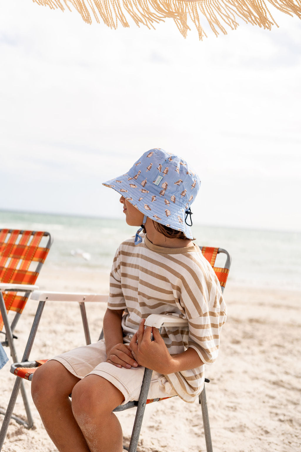 Kookaburra Wide Brim Bucket Hat