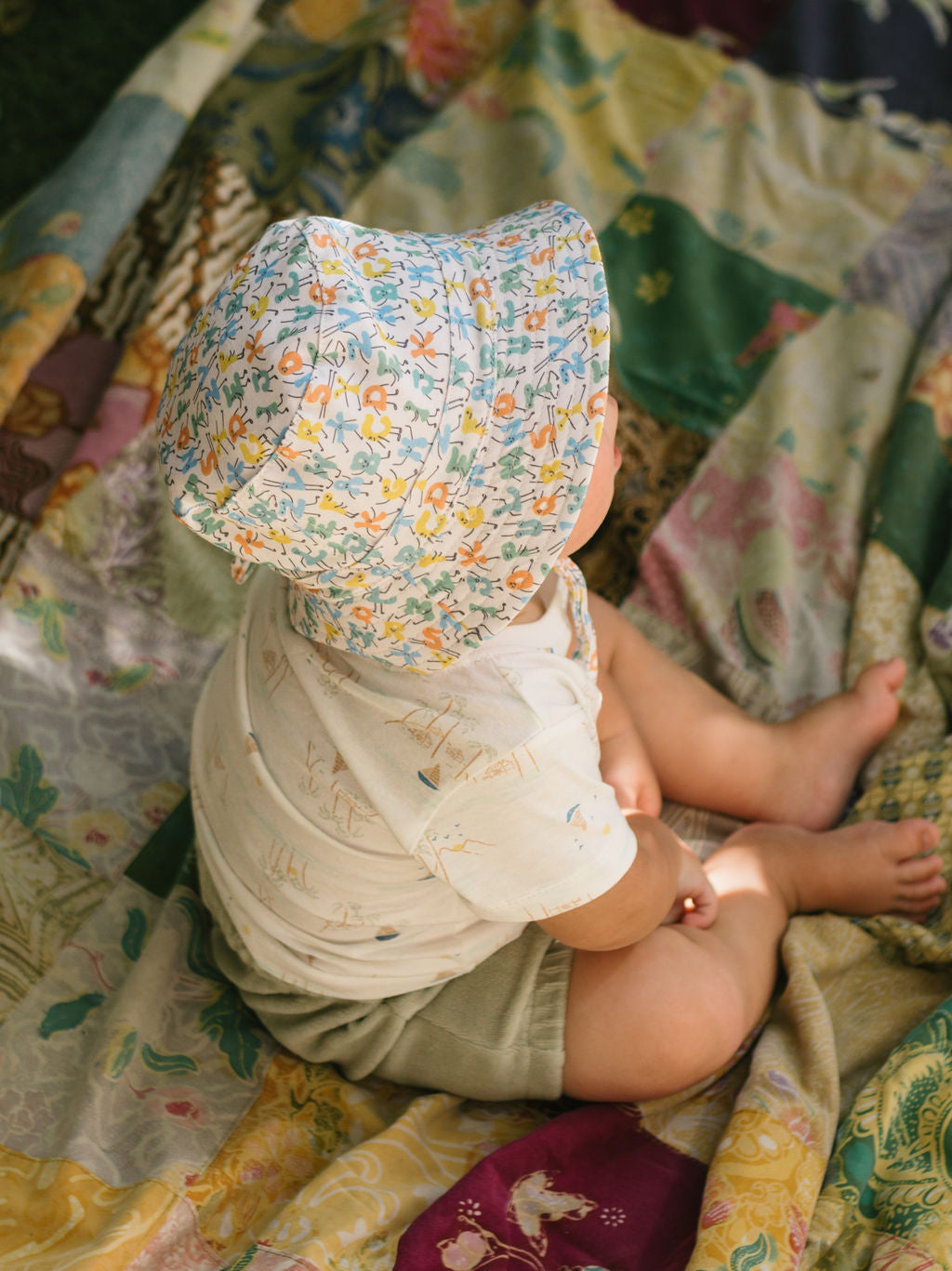 ABC's Stretch Cotton Wide Brim Sunhat