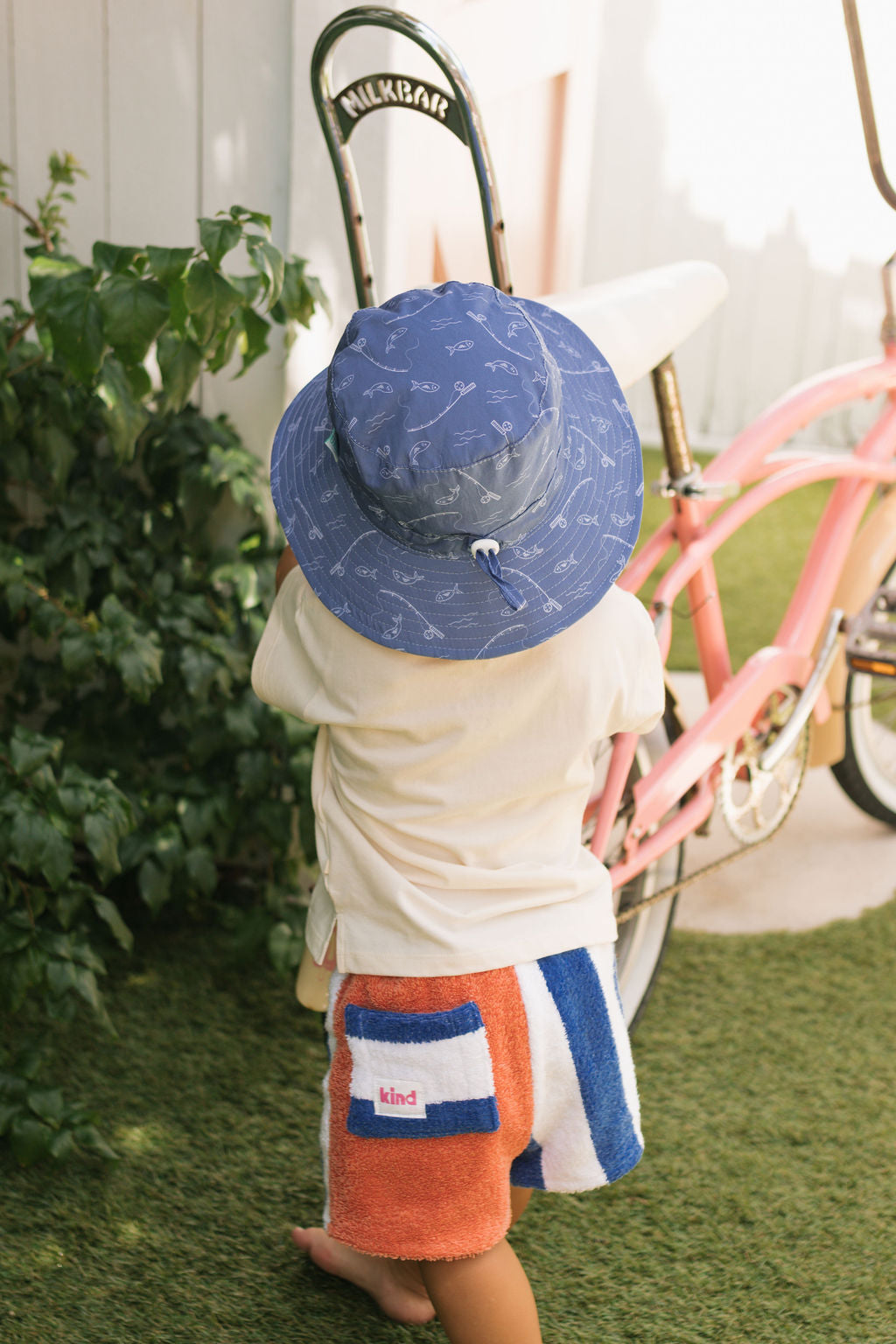 Gone Fishing Wide Brim Bucket Hat