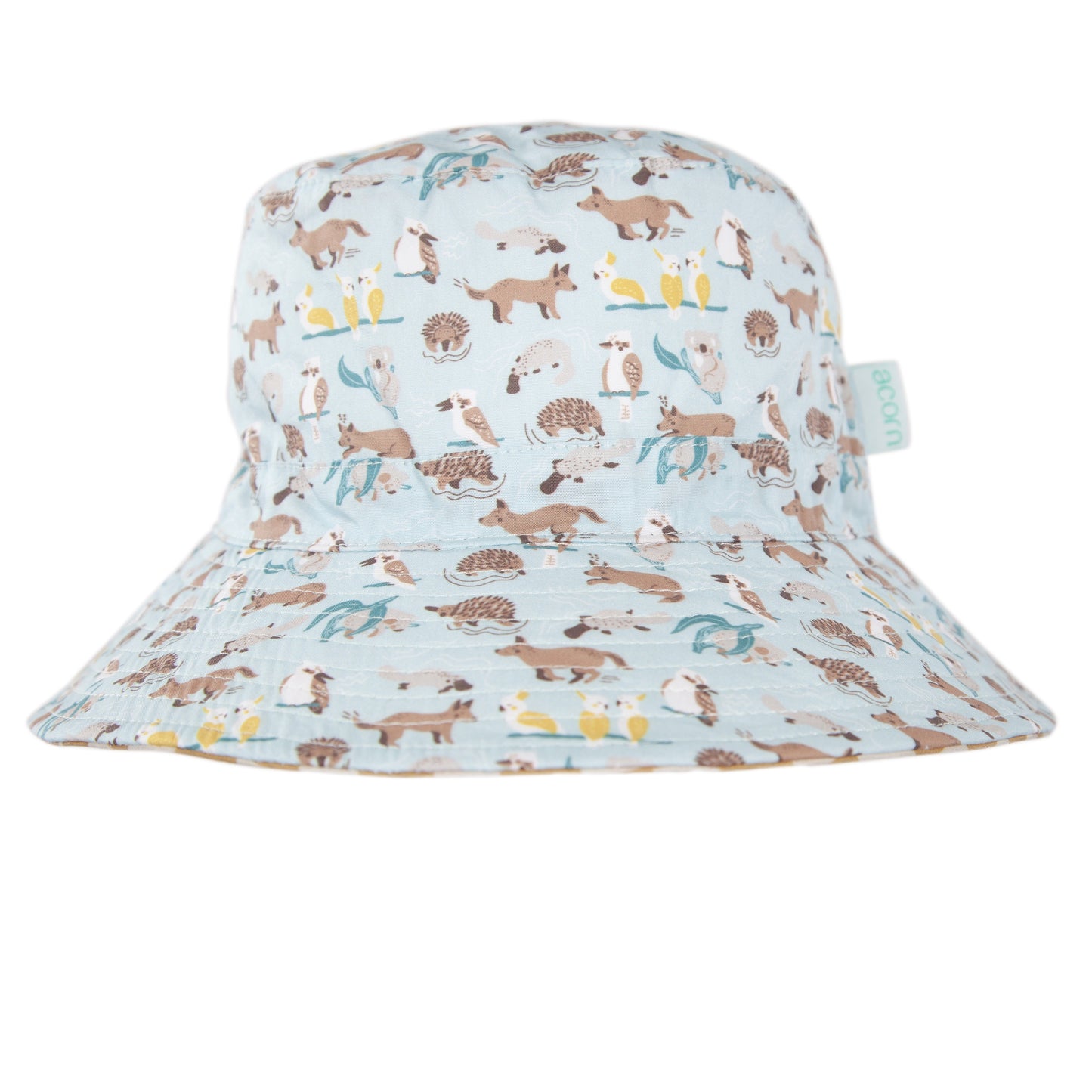 Aussie Bush Friends Wide Brim Bucket Hat