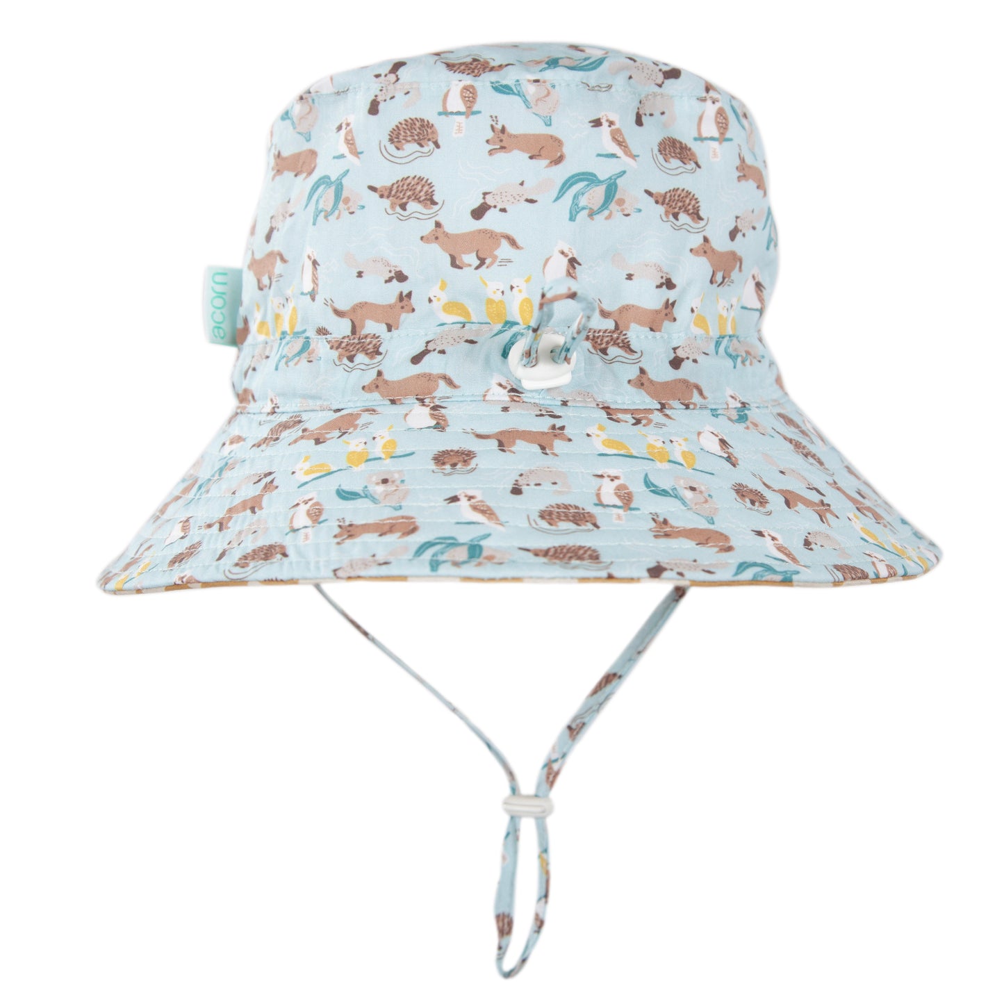 Aussie Bush Friends Wide Brim Bucket Hat