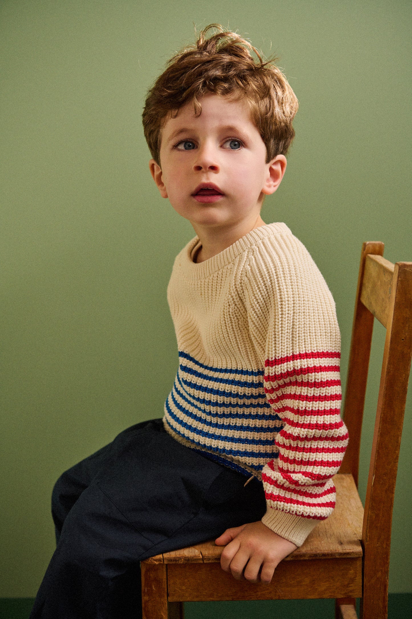 Billy Jumper / Mariner Red Sailor Stripe