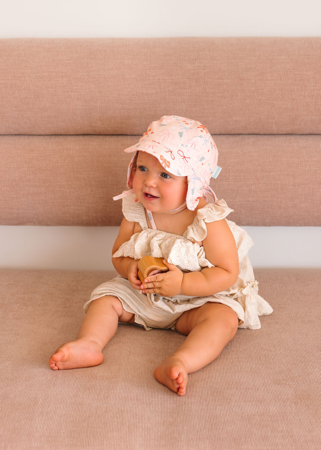 Little Bows Baby Flap Hat