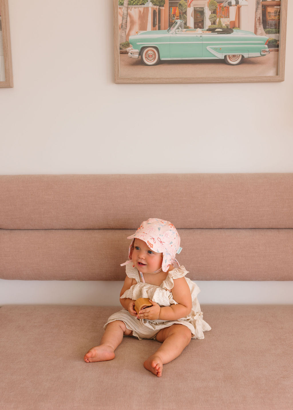 Little Bows Baby Flap Hat