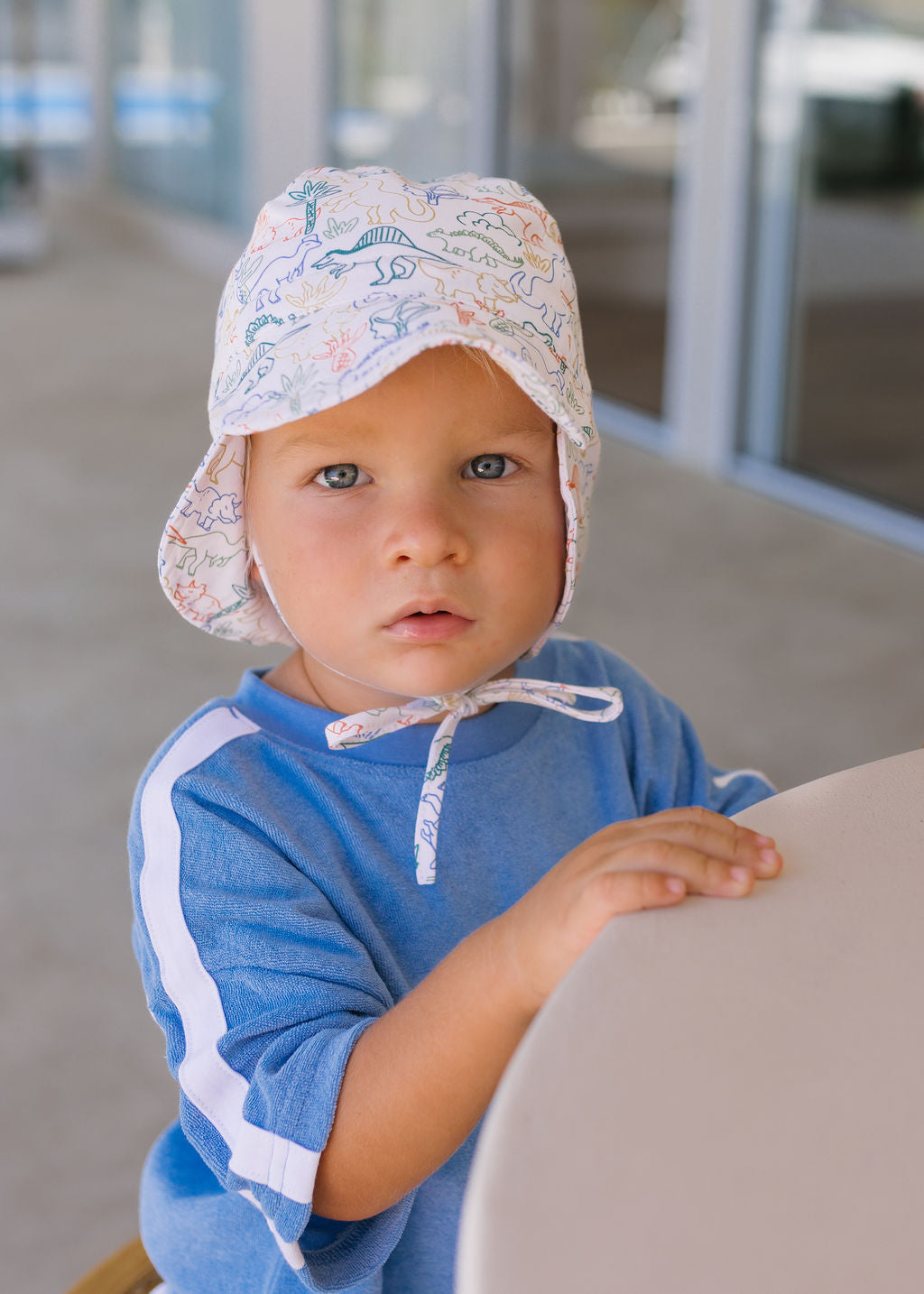 Dino Baby Flap Hat