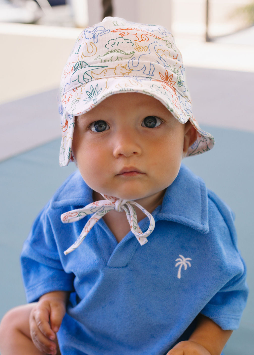 Dino Baby Flap Hat