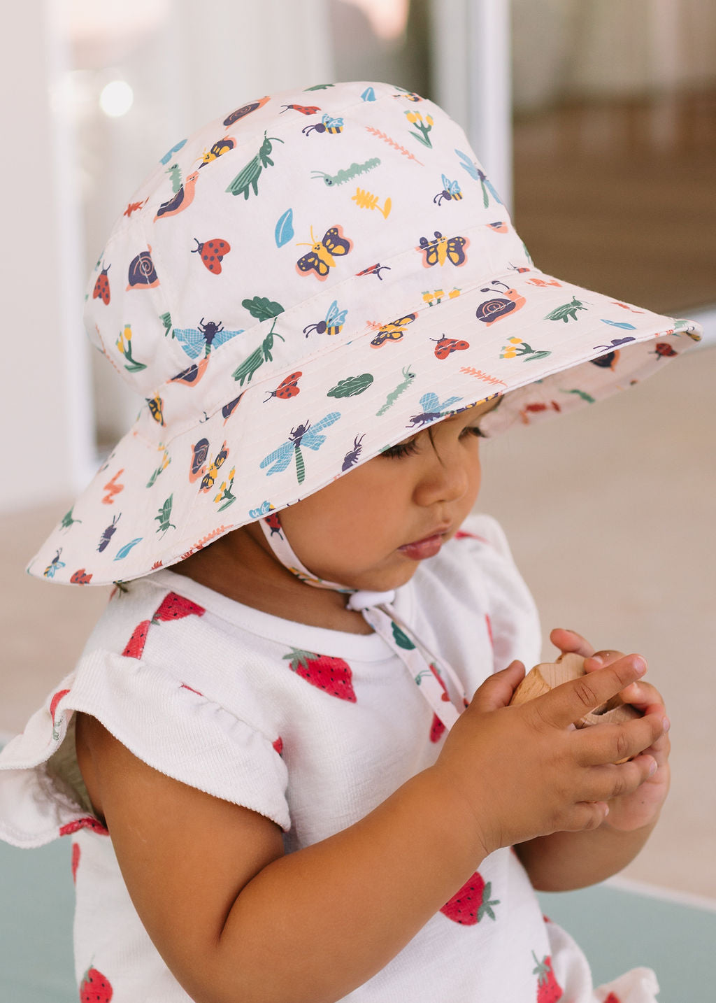 Garden Friends Wide Brim Bucket Hat