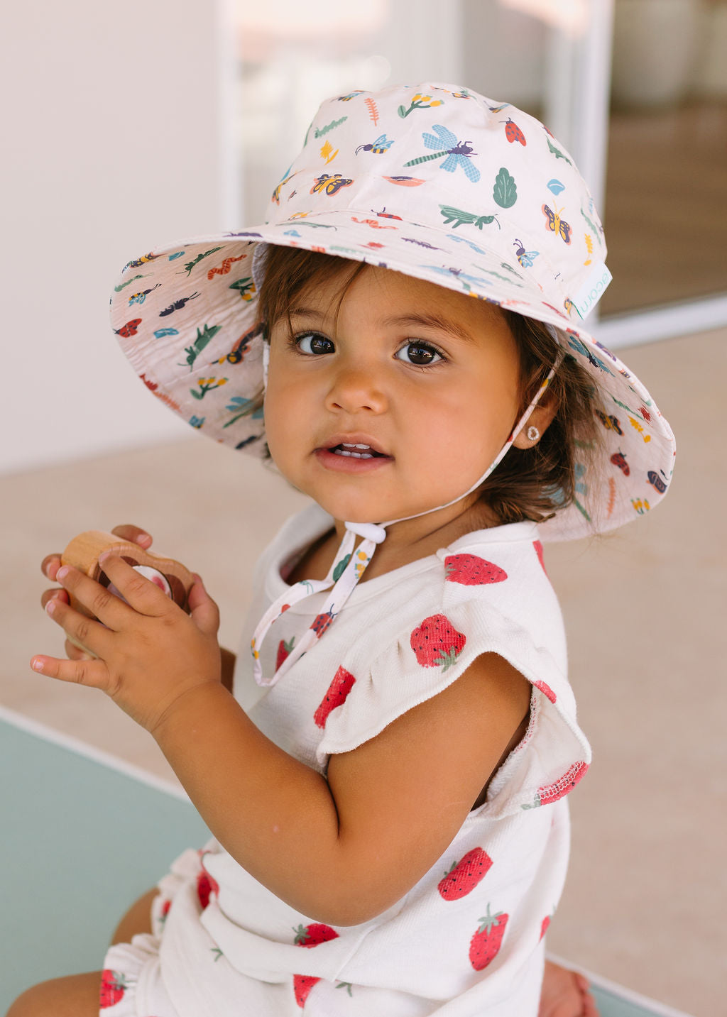 Garden Friends Wide Brim Bucket Hat