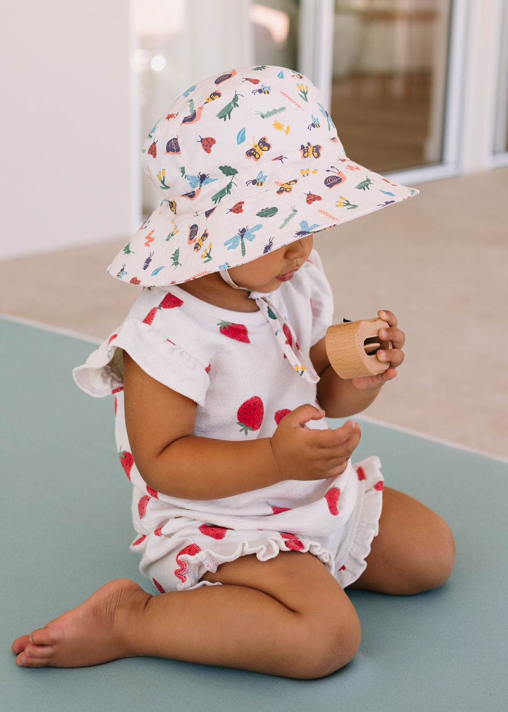 Garden Friends Wide Brim Bucket Hat