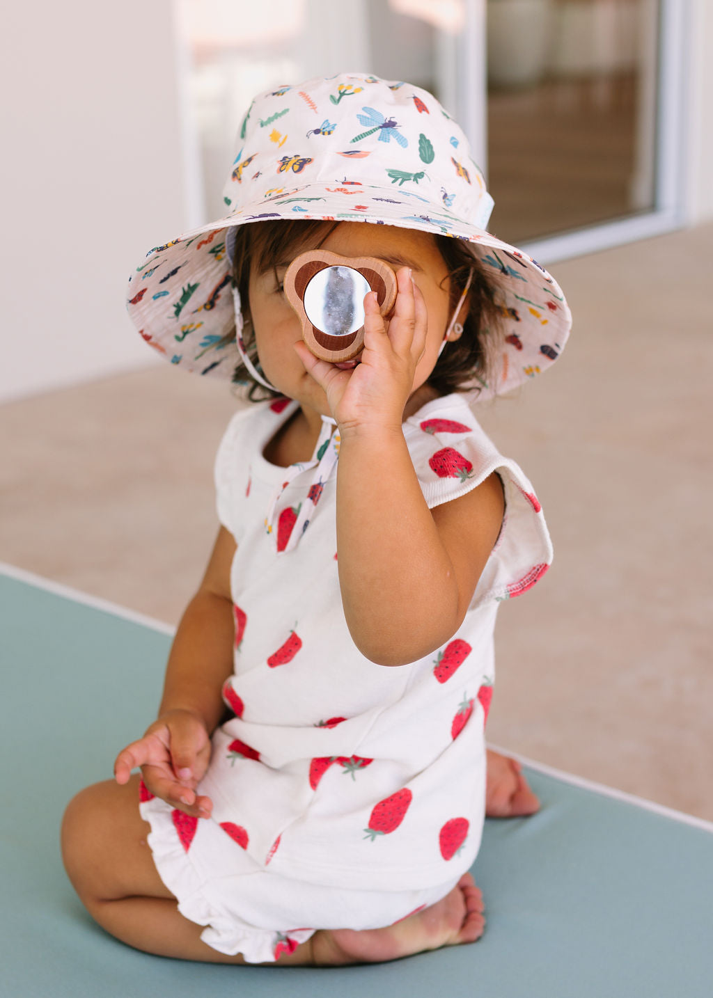 Garden Friends Wide Brim Bucket Hat