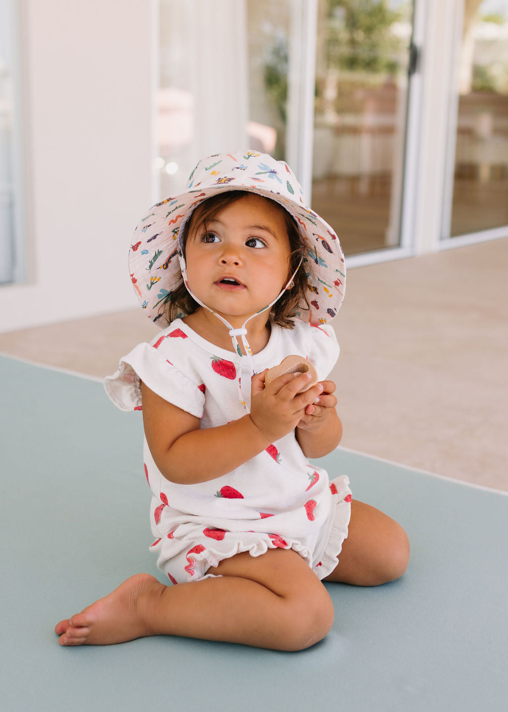 Garden Friends Wide Brim Bucket Hat