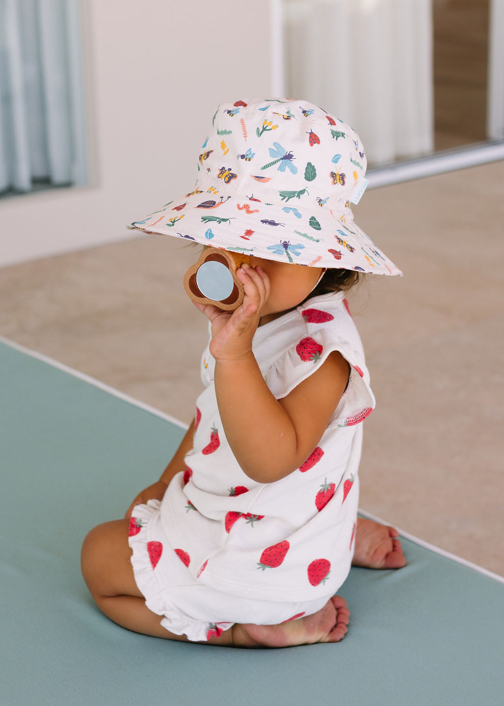 Garden Friends Wide Brim Bucket Hat
