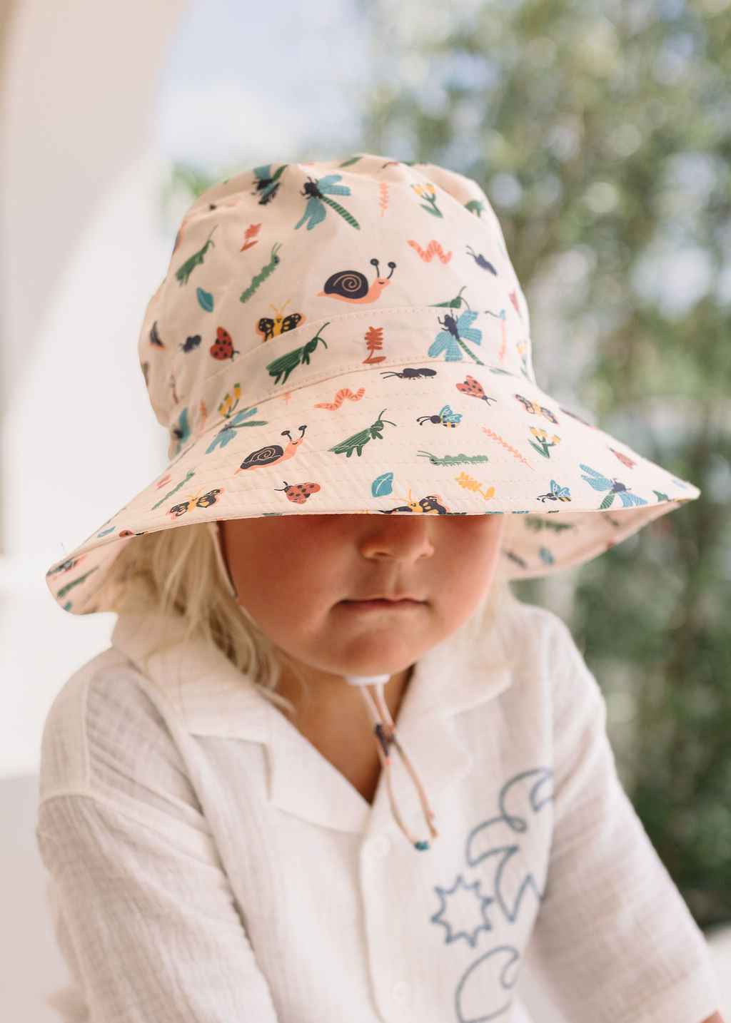 Garden Friends Wide Brim Bucket Hat