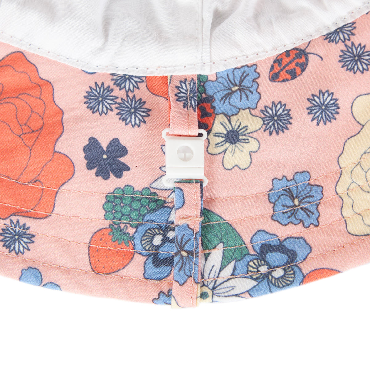 Berry Floral Wide Brim Sunhat