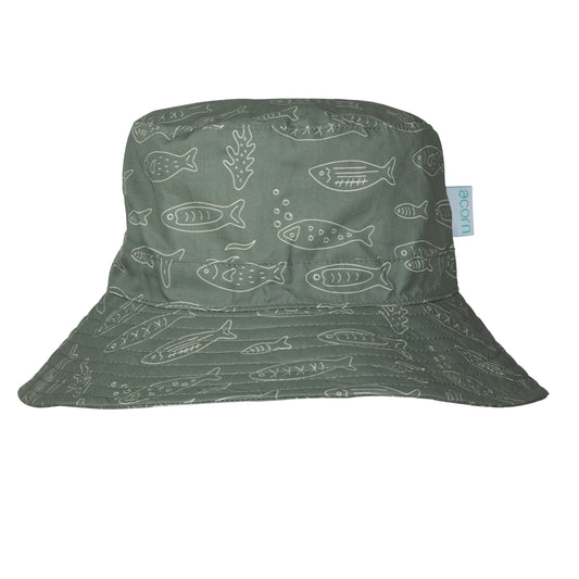 School of Fish  Wide Brim Bucket Hat